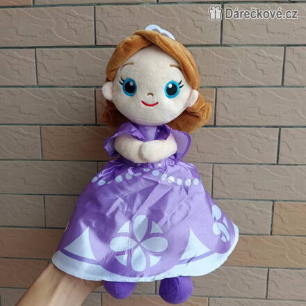 Krásná plyšová panenka Princezna Sofie (Sofia), velikost 30cm