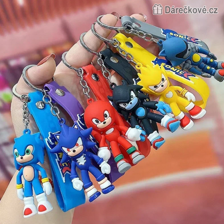 Klíčenka Sonic, 6 typů