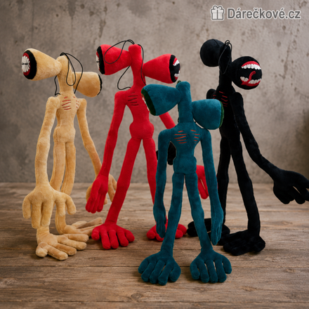 Plyšový Siren Head 55 cm | Hororový plyšák Steal a Brainrot