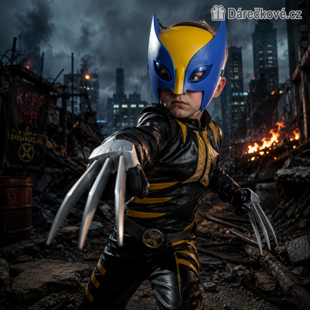 X-Men Wolverine maska - drápy 25 cm | Kostým Wolverine pro děti