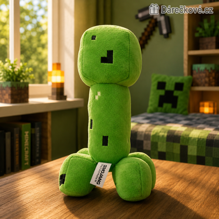 Minecraft plyšový Creeper 18 cm | Plyšák Minecraft pro děti