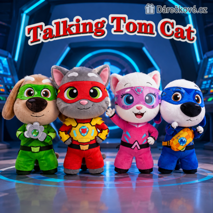 Plyšáci My Talking Tom 26 cm | Plyšový Talking Tom pro děti, typ 2
