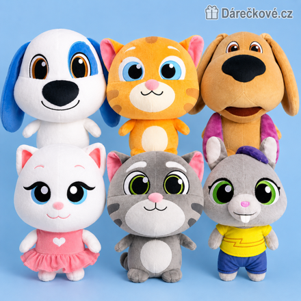 Plyšák My Talking Tom 16 cm | Hebký plyšový kocour Talking Tom, typ 1