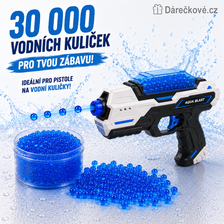 Vodní náboje do Nerf pistolí 30 000 ks | Gelové kuličky pro dětské pistole