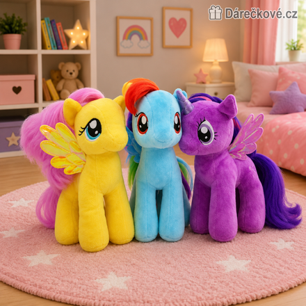 Plyšový poník My Little Pony 18 cm | Roztomilý plyšák pro děti