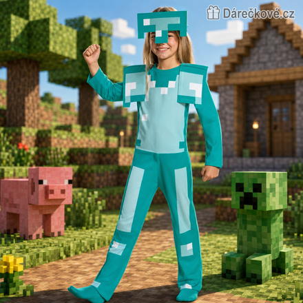 Karnevalový kostým Minecraft, typ 4