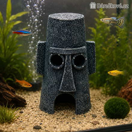 Dům Sepiáka, domeček na hraní nebo do akvária (Spongebob)