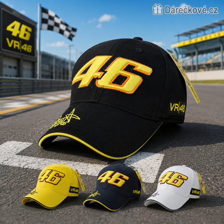 Pánská kšiltovka 46 Rossi 56–60 cm | Stylová kšiltovka pro fanoušky MotoGP
