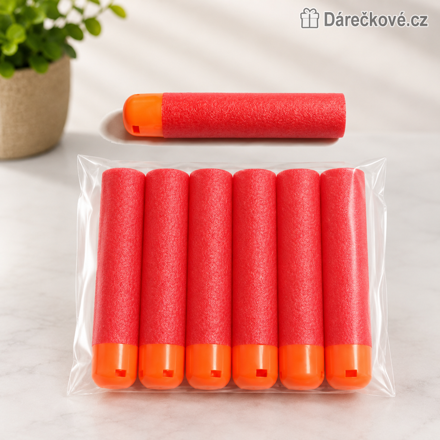 Náhradní náboje do pistole Nerf N-Strike Elite Mega 9.5x2cm, 30ks 