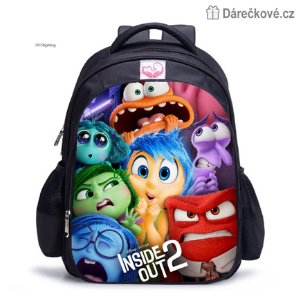 Dětský školní batoh na zip V hlavě (Inside Out), typ 1