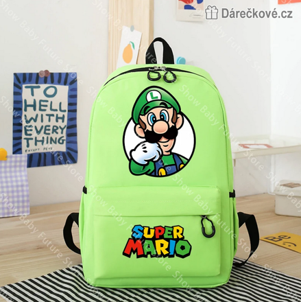 Dětský batoh (batůžek) s motivem Super Mario, Typ 1