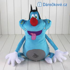 Plyšový Oggy z pohádky Oggy a Škodíci, vel. 38 cm