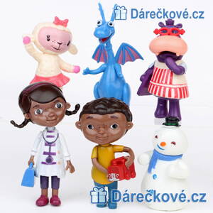 Figurky doktorka Plyšáková (Doc Mcstuffins), 6ks