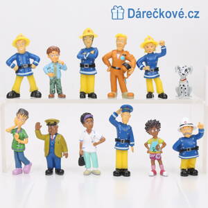 Sada 12 ks figurek ze seriálu Požárník Sam