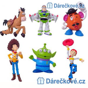 6 ks figurek z pohádky Toy Story ( Woody, Buzz aj.)