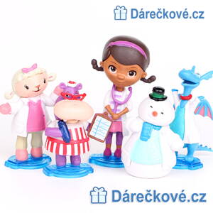 Figurky doktorka Plyšáková (Doc Mcstuffins), 5ks