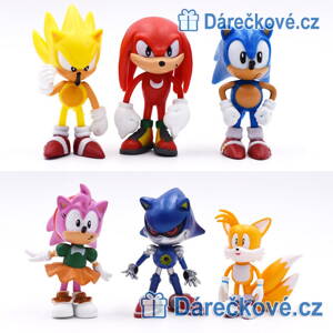 Figurky ze seriálu Dobrodružství Ježka Sonica / Sonic, typ 1