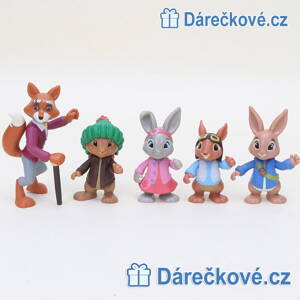 Figurky z pohádky Králíček Petr (Peter Rabbit), 5ks