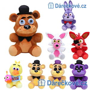Plyšáci ze oblíbené strašidelné hry Five Nights at Freddy's, vel. 25cm