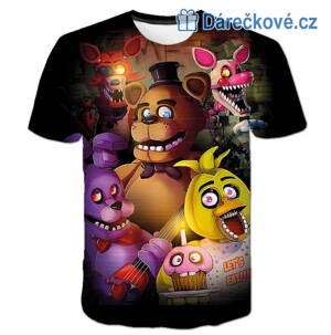 Tričko z oblíbené hry Five Nights at Freddy's - typ 1