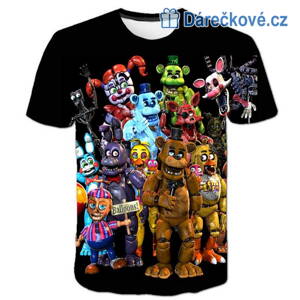 Tričko z oblíbené hry Five Nights at Freddy's - typ 2