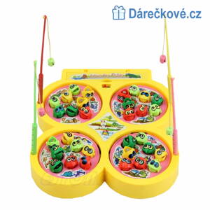 Elektrické magnetické rybičky pro 4 hráče