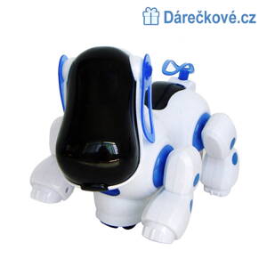 Robotický pejsek - modrý 