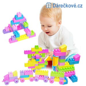 Plastová stavebnice pro nejmenší 46 dílků 