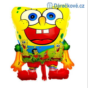 Foliový balón ve tvaru Spongeboba 60x41cm