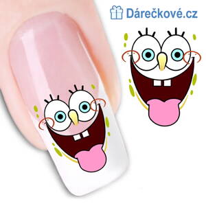 Spongebob tetování na nehty