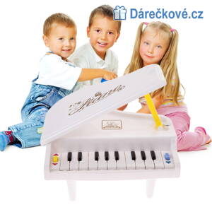 Elektronické bílé piánko