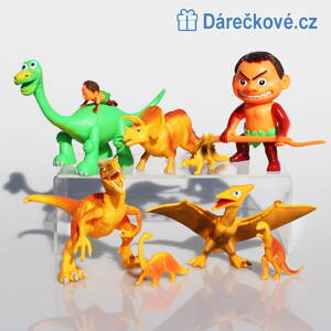 Akční figurky Hodný dinosaurus 8ks