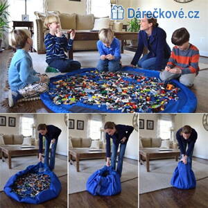 Velká podložka na hraní i rychlý úklid, ideální pro lego