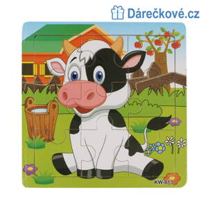 Dřevěné malé puzzle pro nejmenší