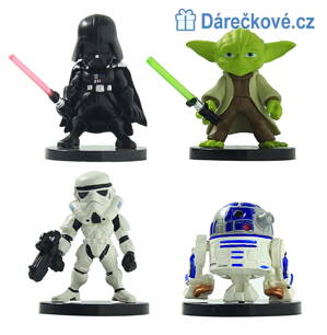 Figurka Star Wars Yoda, Darth Vader, Stormtroopers a Robot, 4ks