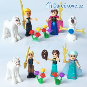 Figurky Ledové království (Elza a Anna), 6ks, kompatibilní s Lego (Frozen)