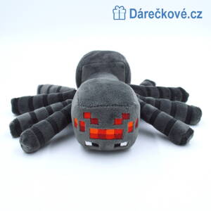 Minecraft plyšový šedý pavouk, vel.16cm