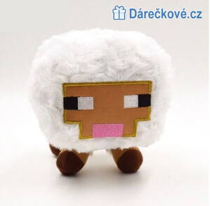 Minecraft plyšová Ovce (Sheep), vel. 16 cm