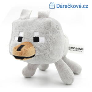 Minecraft plyšový Vlk (Wolf), vel. 22cm