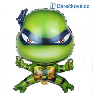 Foliový balonek Ninja želva, vel. 45x62cm
