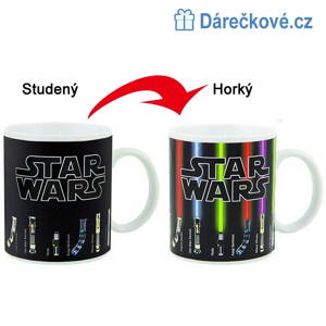 Star wars měnící se magický hrneček reagující na teplo (hračky Hvězdné války)