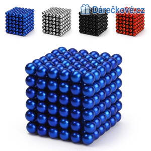 Magnetické 5mm kuličky pro kreativní tvorbu, 216 kusů