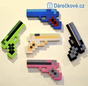 Pistole Minecraft, vel. 23x13cm 