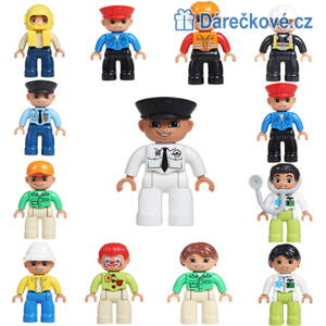 13 kusů figurek Lego Duplo, kompatibilní s Logo