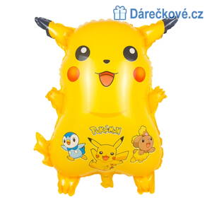Foliový balón Pokémon Pikachu, vel. 55x65cm