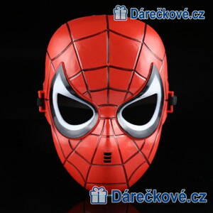 Svítící LED maska Spiderman