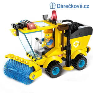 Úklidové vozidlo, 102 dílků, kompatibilní s Lego