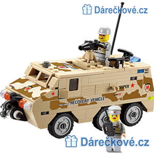 Zásahové vojenské vozidlo, 180 dílků, kompatibilní s Lego