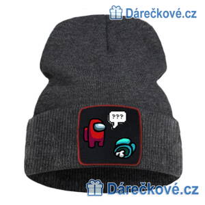 Zimní čepice z oblíbené počítačové hry Among Us, typ1
