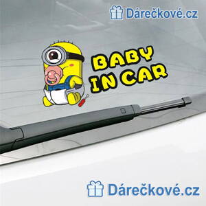 Samolepka dítě v autě Mimoň – Baby in Car